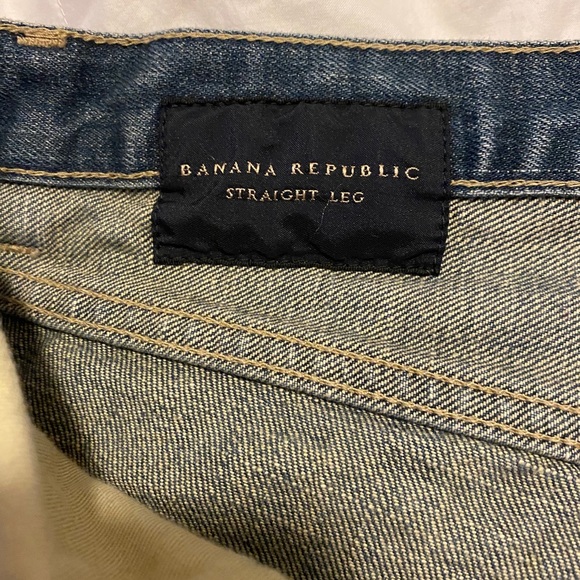 Banana Republic 33/30 Straight Leg Jeans EUC!! - Picture 4 of 7